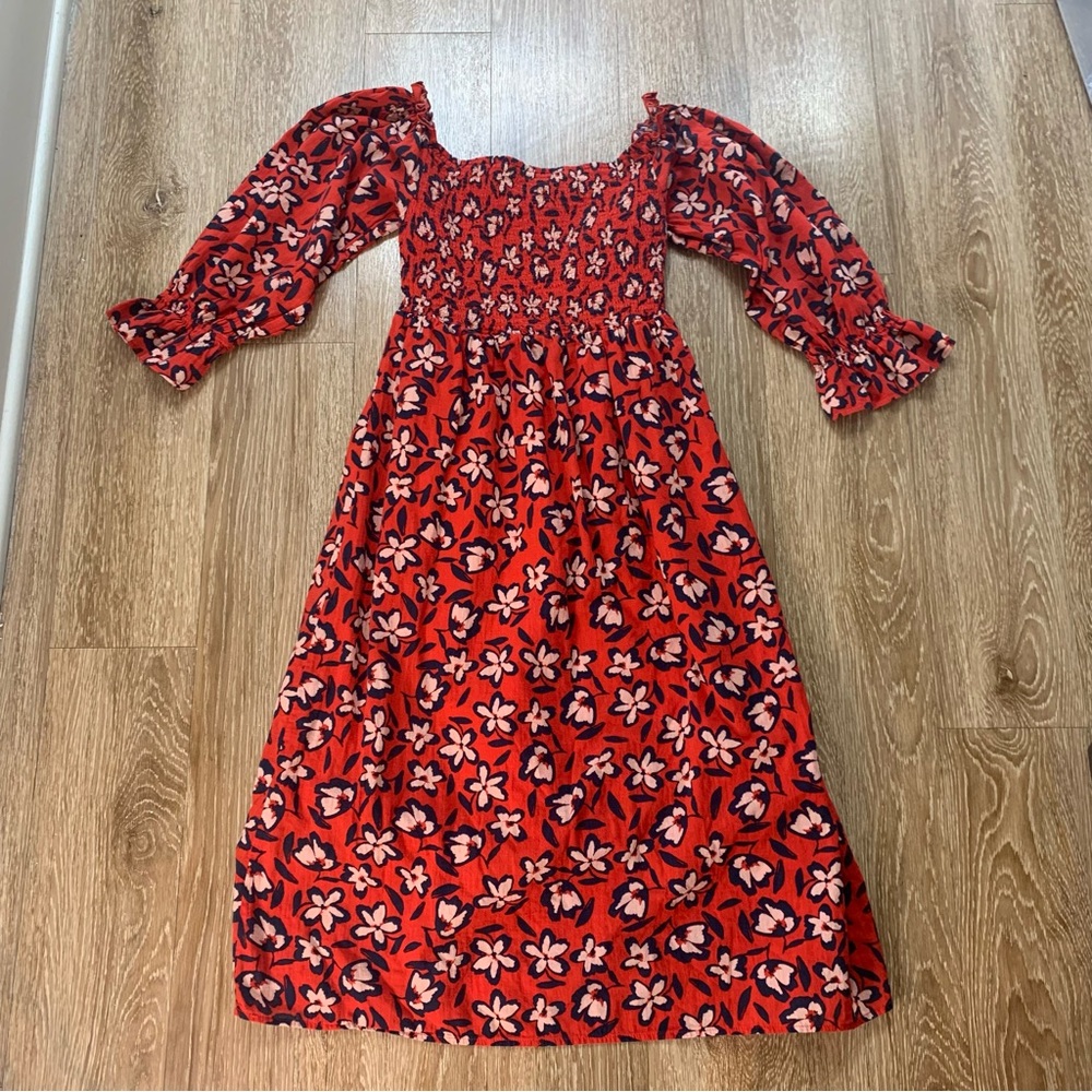 Who What Wear Vibrant Red Dress Size Small